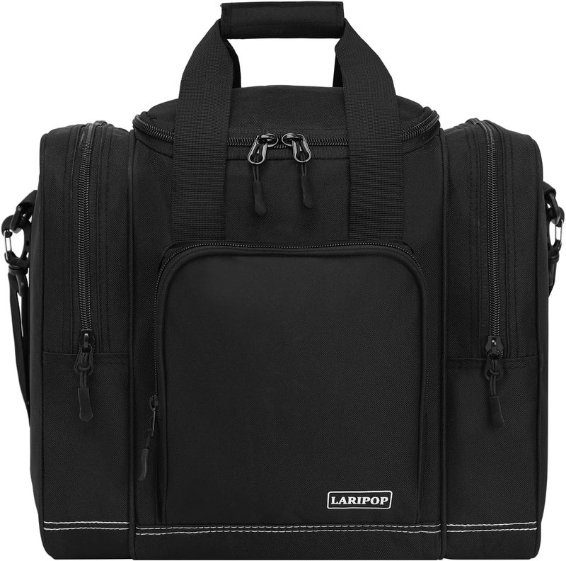 LARIPOP Bowling Ball Bag for Single Ball, 2022 Bowling Ball Tote Bowling bag with Padded Holder - Fits Shoes up to Mens Size 14 and Bowling Accessories - Image 1